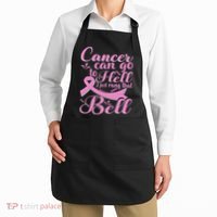 This Girl Got To Ring The Bell Chemo Grad Breast Cancer Apron thumb 2
