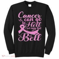 This Girl Got To Ring The Bell Chemo Grad Breast Cancer Sweatshirt thumb 0