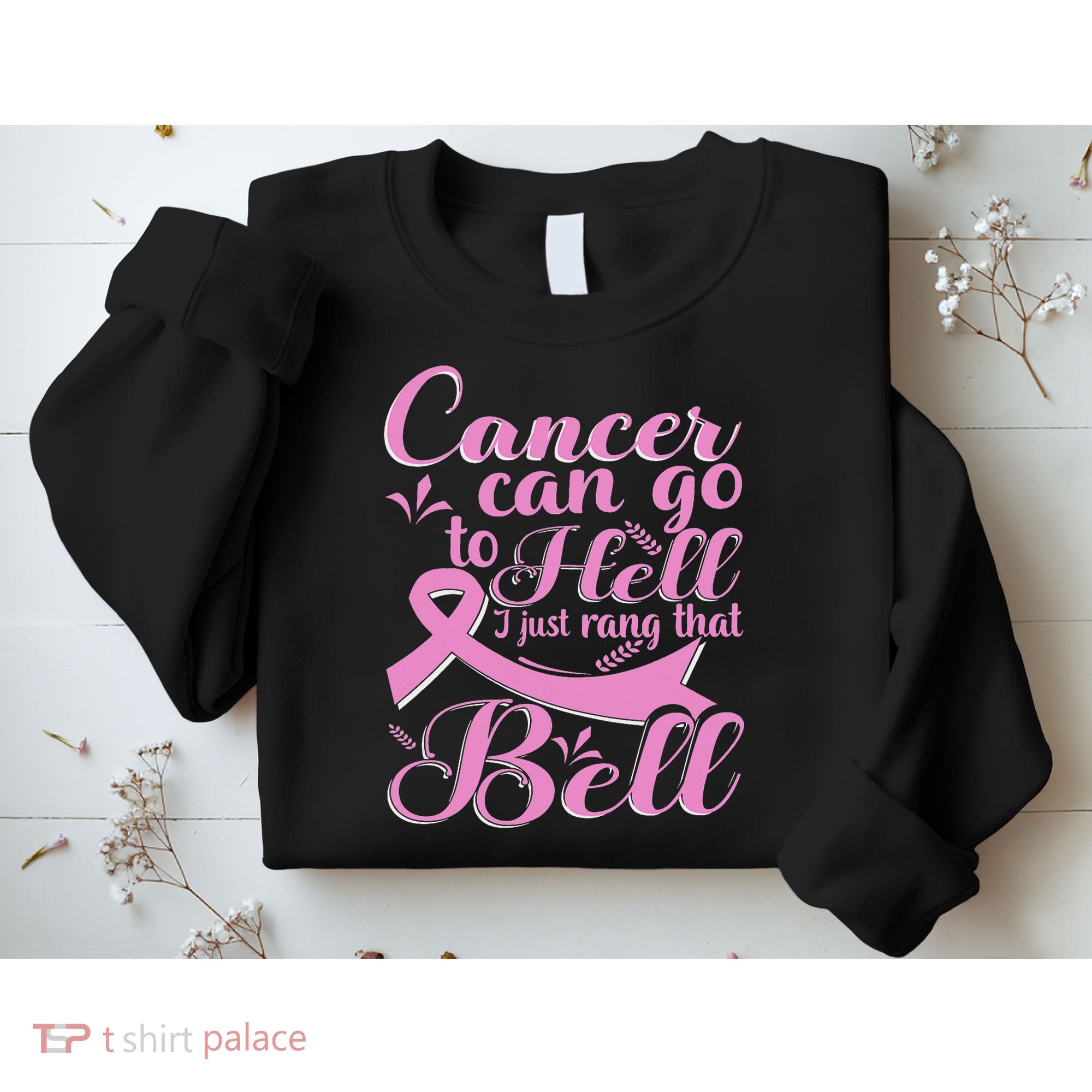 This Girl Got To Ring The Bell Chemo Grad Breast Cancer Sweatshirt