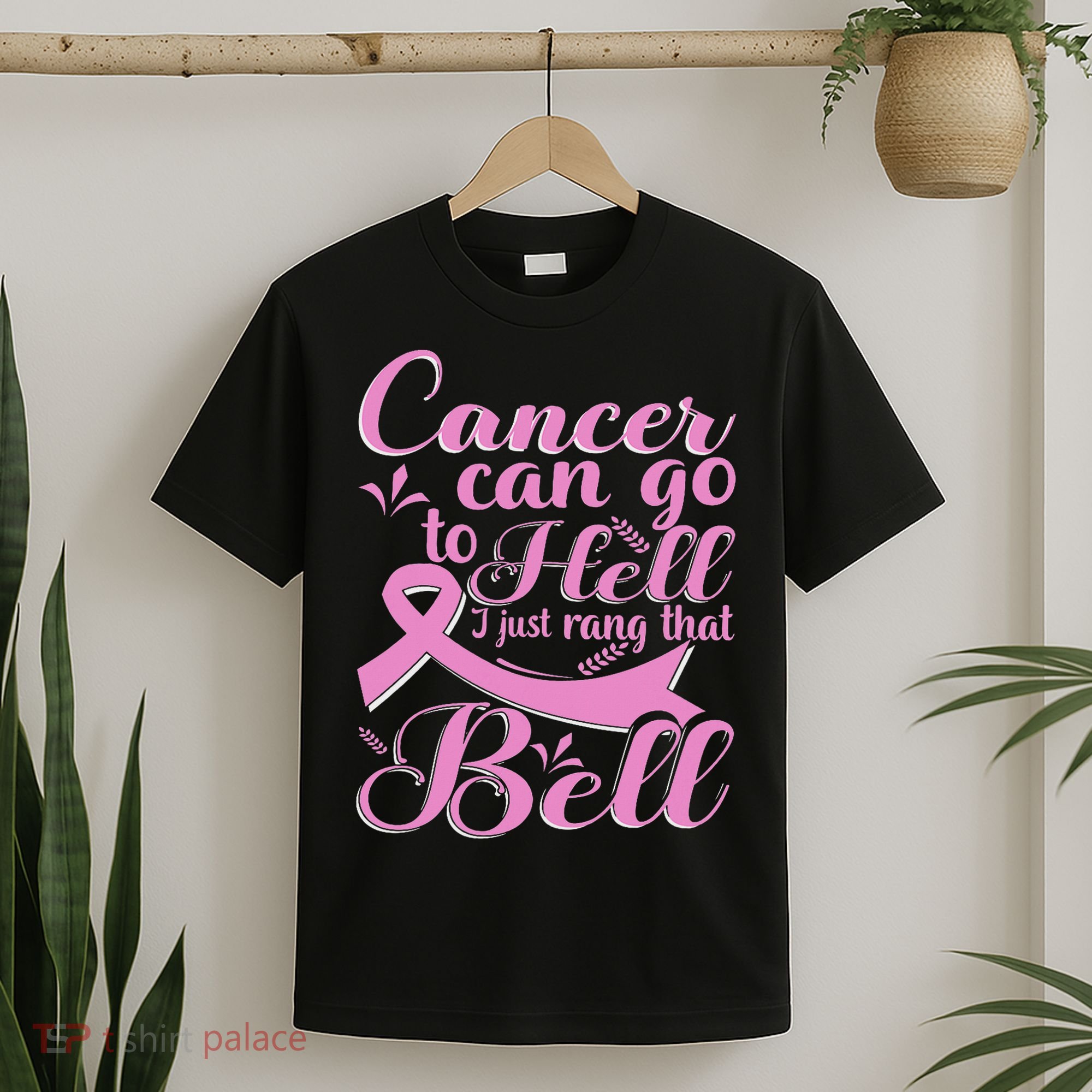 This Girl Got To Ring The Bell Chemo Grad Breast Cancer T-Shirt