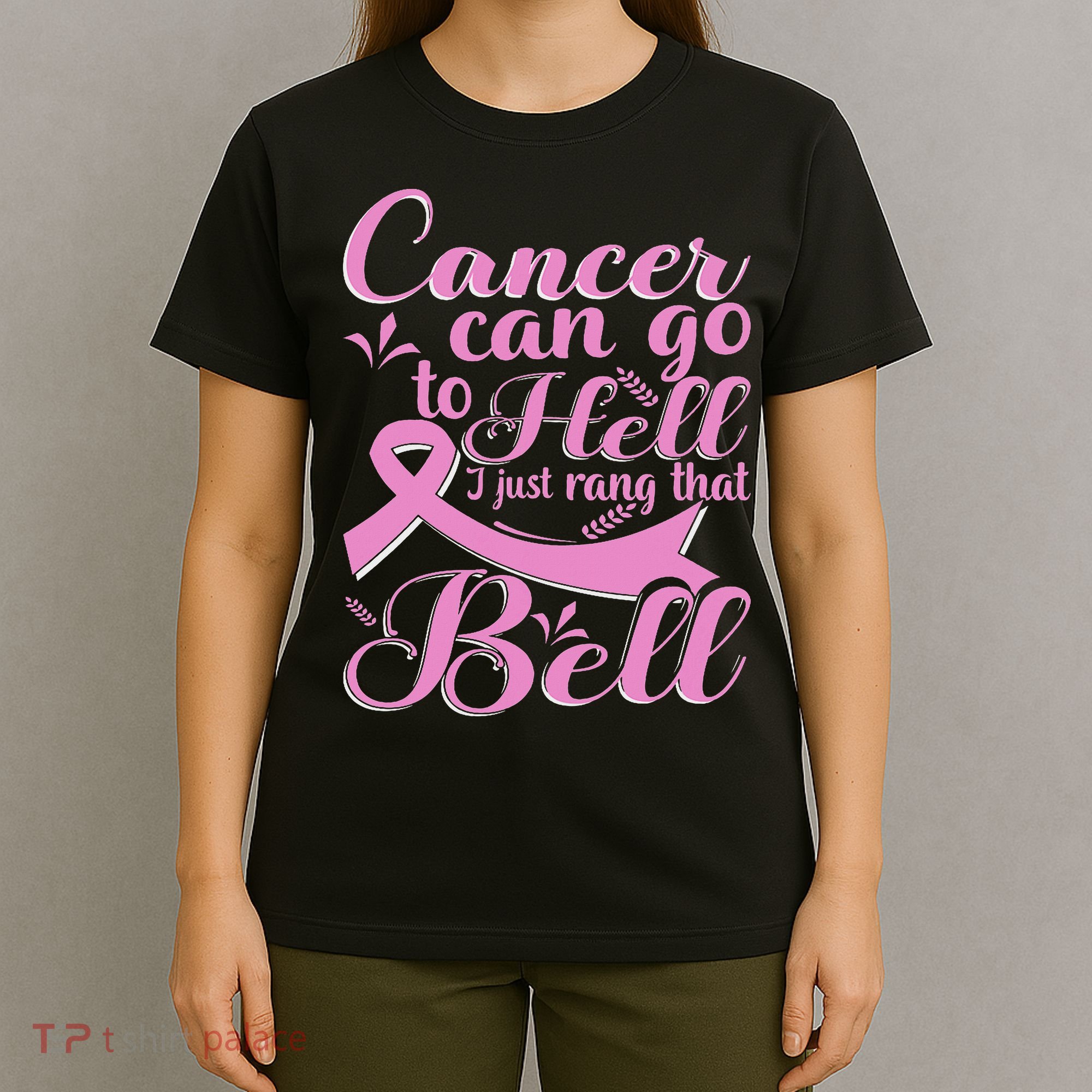 This Girl Got To Ring The Bell Chemo Grad Breast Cancer T-Shirt