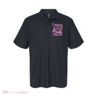 This Girl Got To Ring The Bell Chemo Grad Breast Cancer Polo thumb 0