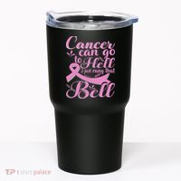 This Girl Got To Ring The Bell Chemo Grad Breast Cancer Tumbler thumb 0