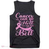 This Girl Got To Ring The Bell Chemo Grad Breast Cancer Tank Top thumb 0