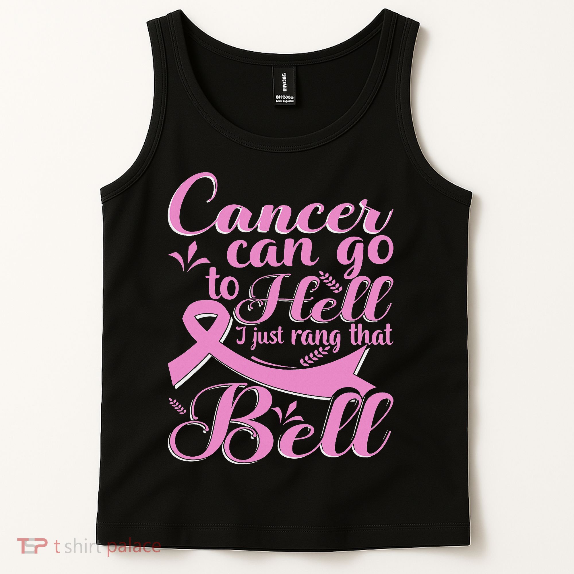 This Girl Got To Ring The Bell Chemo Grad Breast Cancer Tank Top