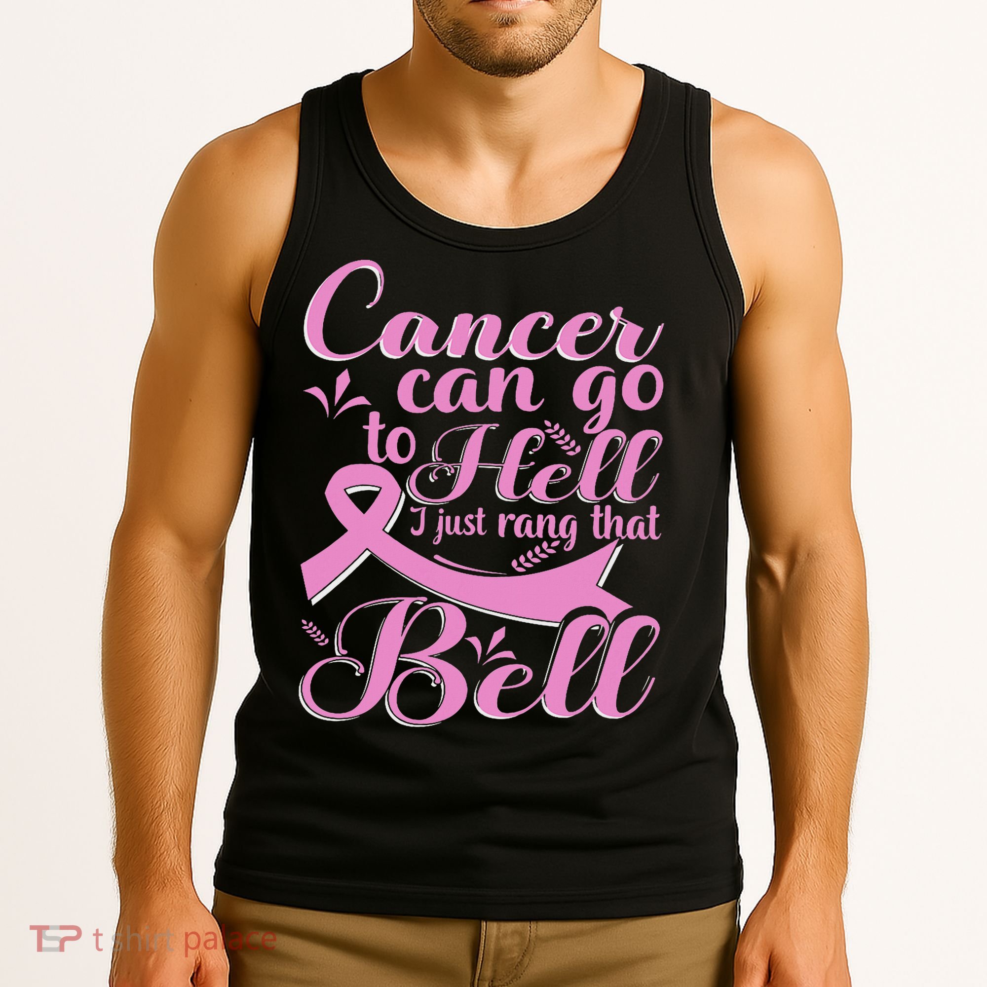 This Girl Got To Ring The Bell Chemo Grad Breast Cancer Tank Top