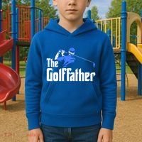 The Golffather Gift Golf Player Meaningful Gift Kids Hoodie thumb 2