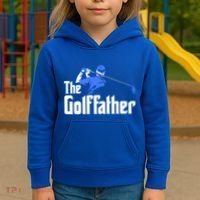 The Golffather Gift Golf Player Meaningful Gift Kids Hoodie thumb 3