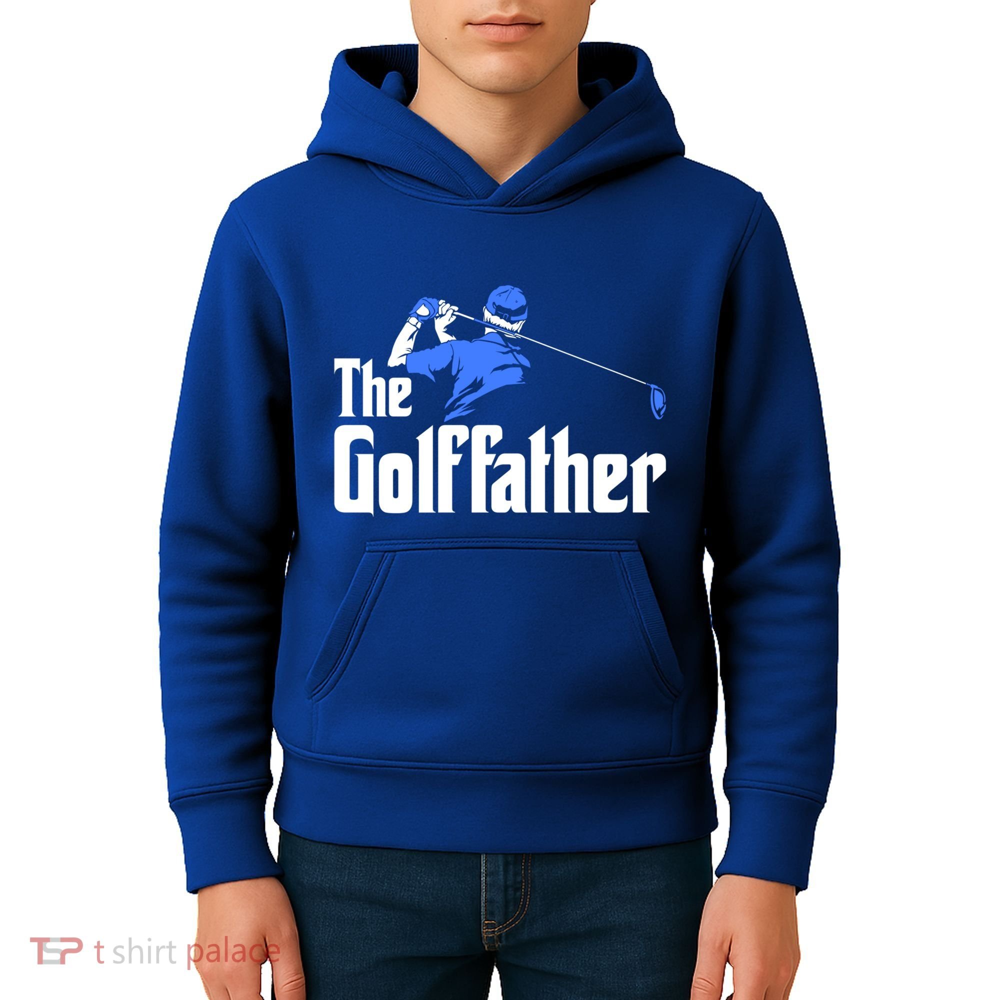 The Golffather Gift Golf Player Meaningful Gift Kids Hoodie