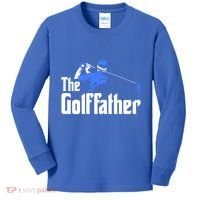 The Golffather Gift Golf Player Meaningful Gift Kids Long Sleeve Shirt thumb 0