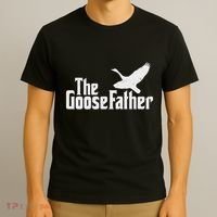 The Goosefather Goose Father Canada Geese Bird Watcher T-Shirt thumb 3