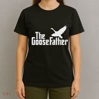 The Goosefather Goose Father Canada Geese Bird Watcher T-Shirt thumb 4
