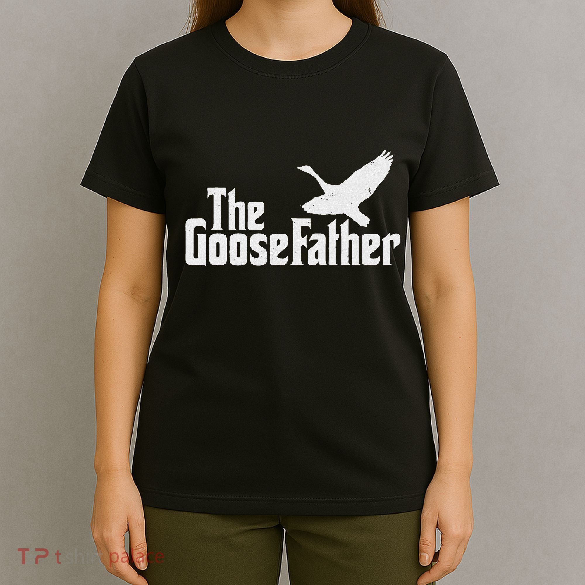 The Goosefather Goose Father Canada Geese Bird Watcher T-Shirt