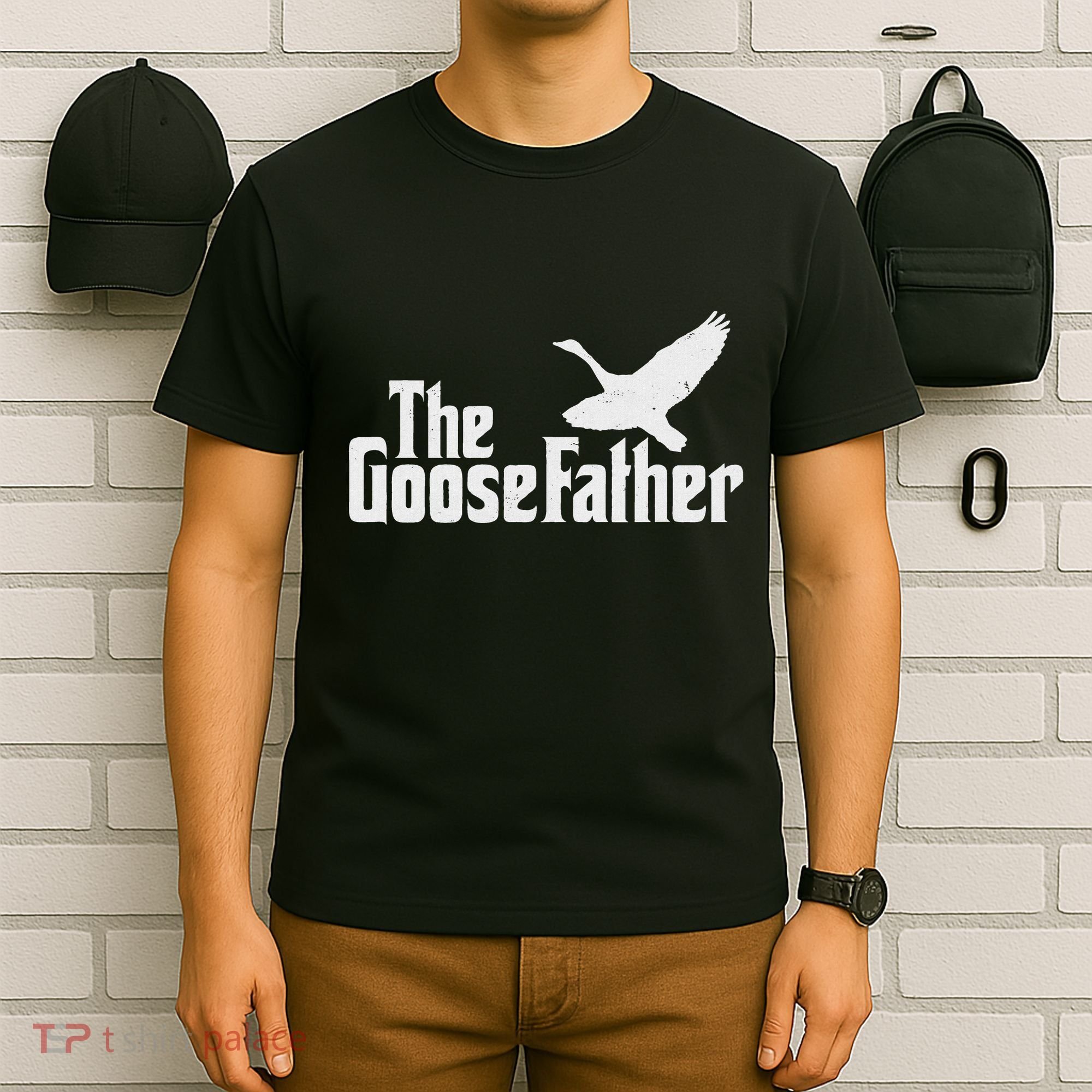The Goosefather Goose Father Canada Geese Bird Watcher T-Shirt