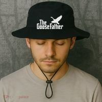The Goosefather Goose Father Canada Geese Bird Watcher Bucket Hat thumb 2