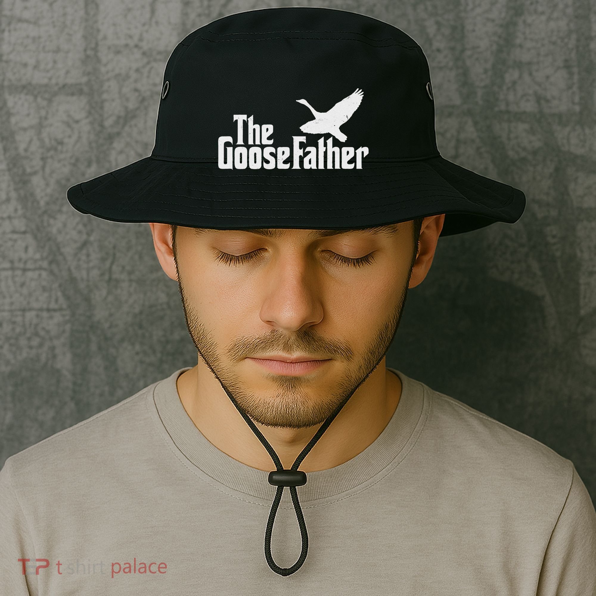 The Goosefather Goose Father Canada Geese Bird Watcher Bucket Hat