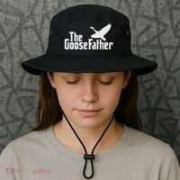 The Goosefather Goose Father Canada Geese Bird Watcher Bucket Hat thumb 3
