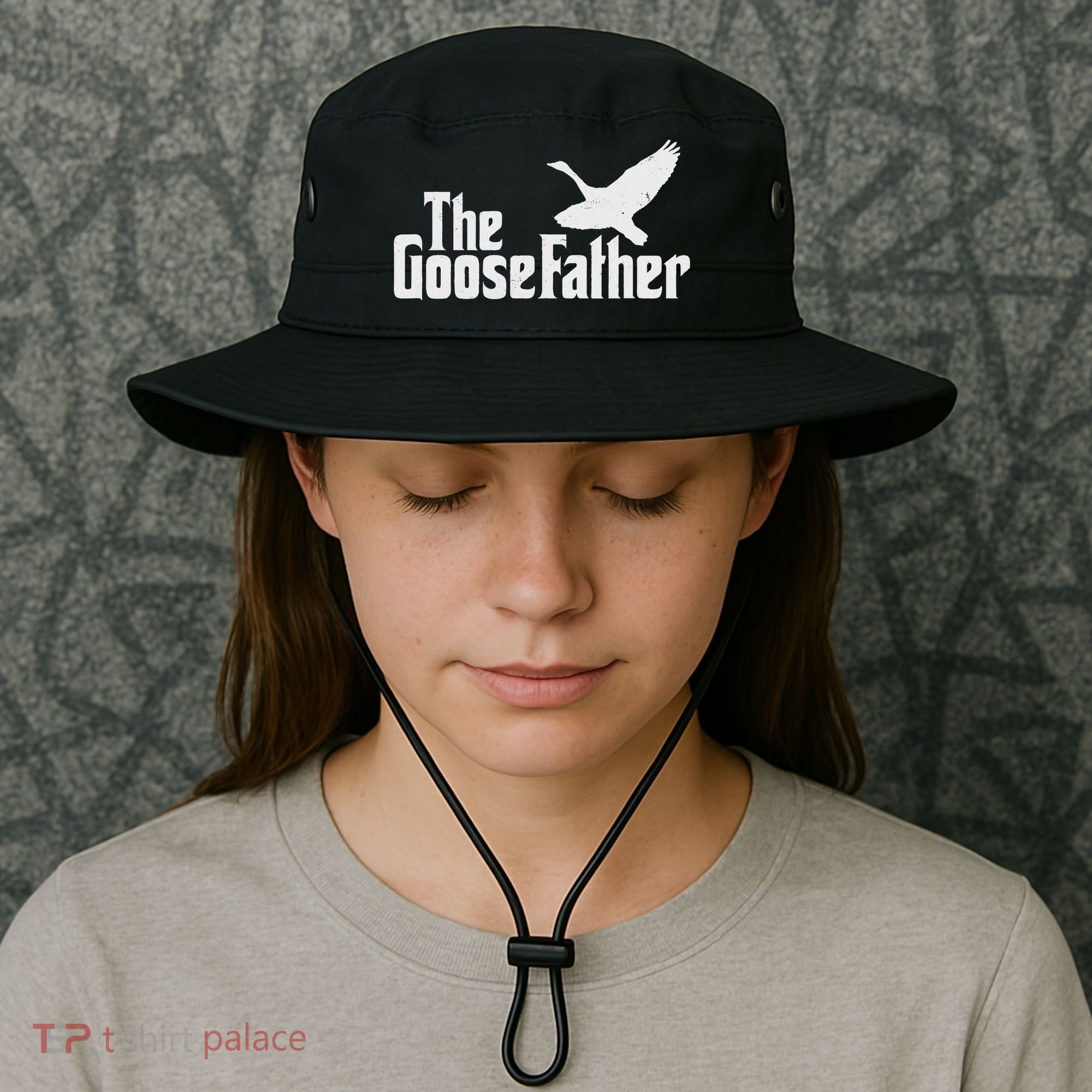 The Goosefather Goose Father Canada Geese Bird Watcher Bucket Hat