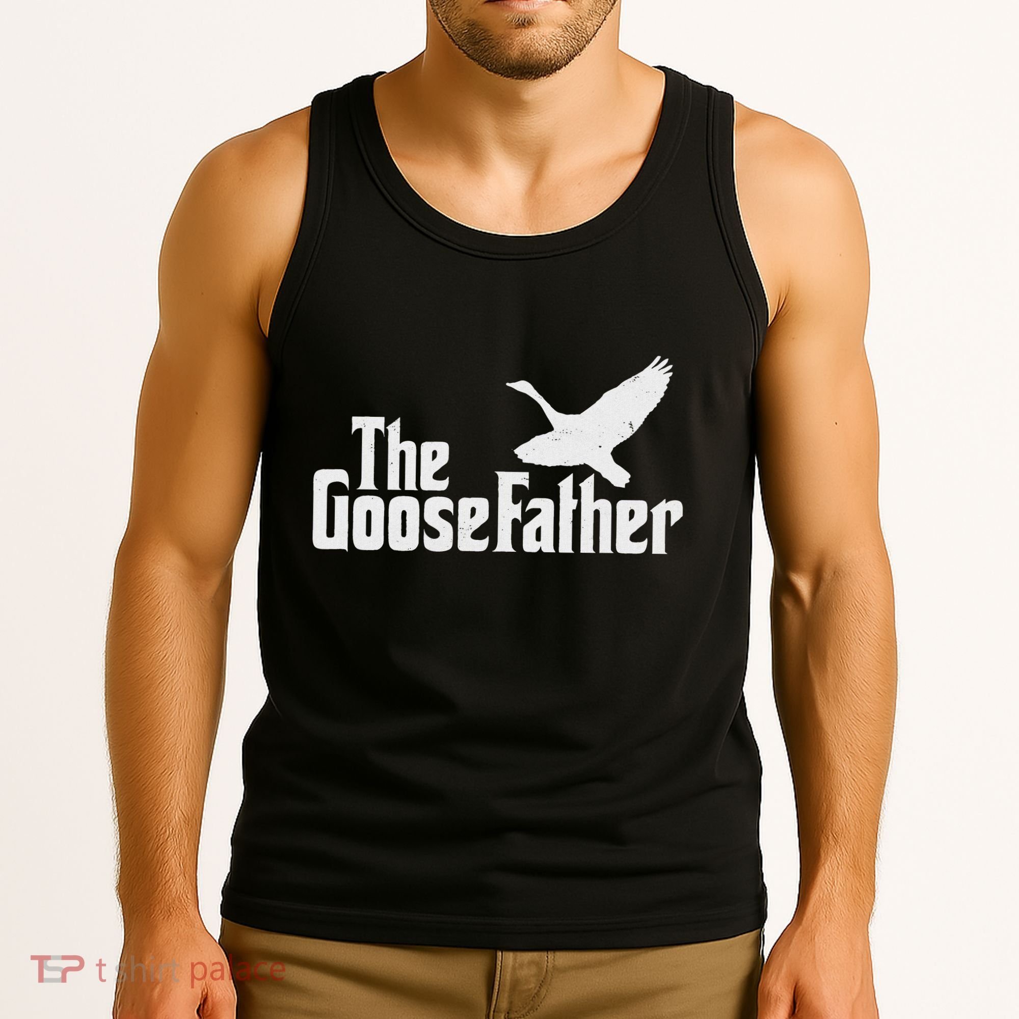 The Goosefather Goose Father Canada Geese Bird Watcher Tank Top