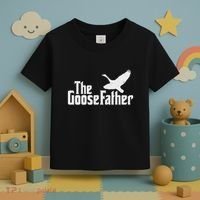 The Goosefather Goose Father Canada Geese Bird Watcher Toddler T-Shirt thumb 3