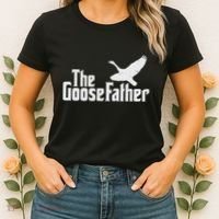 The Goosefather Goose Father Canada Geese Bird Watcher Women's T-Shirt thumb 2