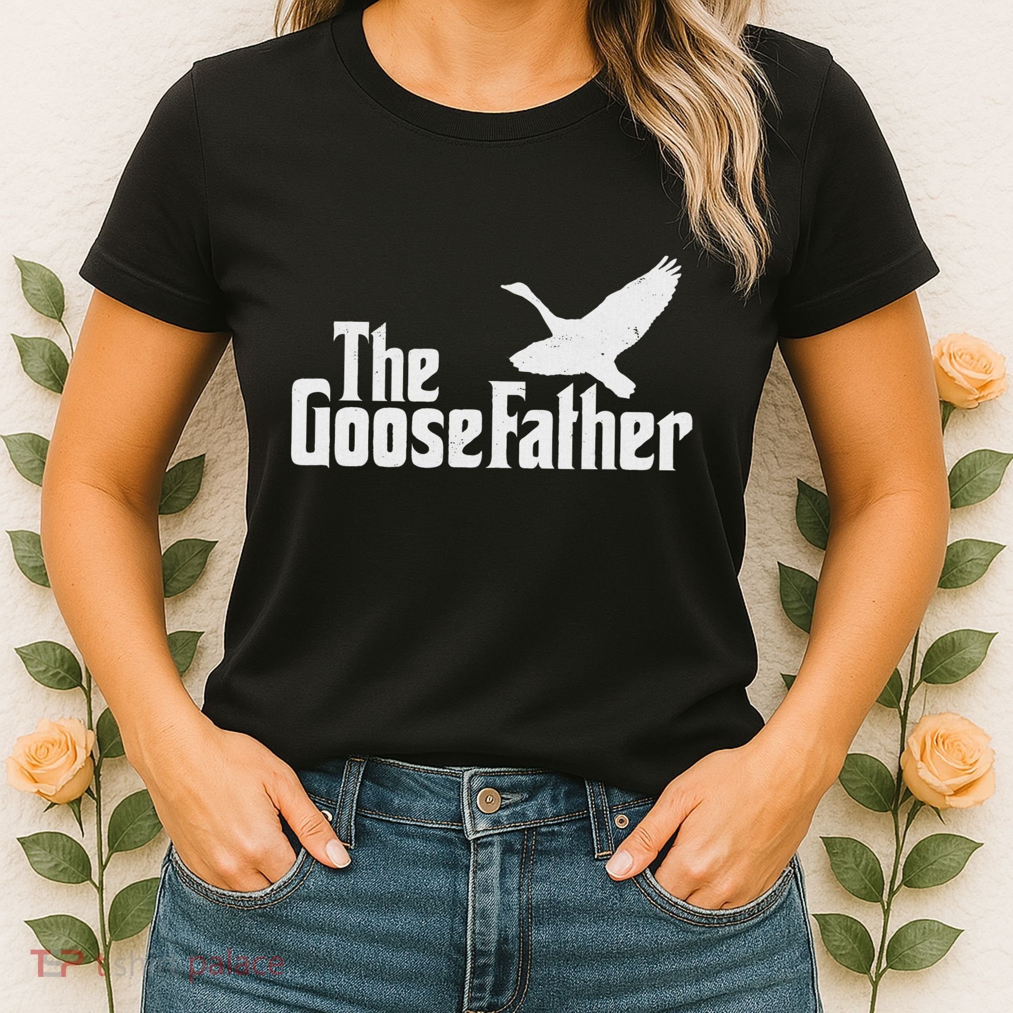 The Goosefather Goose Father Canada Geese Bird Watcher Women's T-Shirt