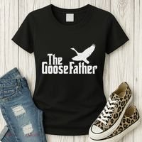 The Goosefather Goose Father Canada Geese Bird Watcher Women's T-Shirt thumb 3