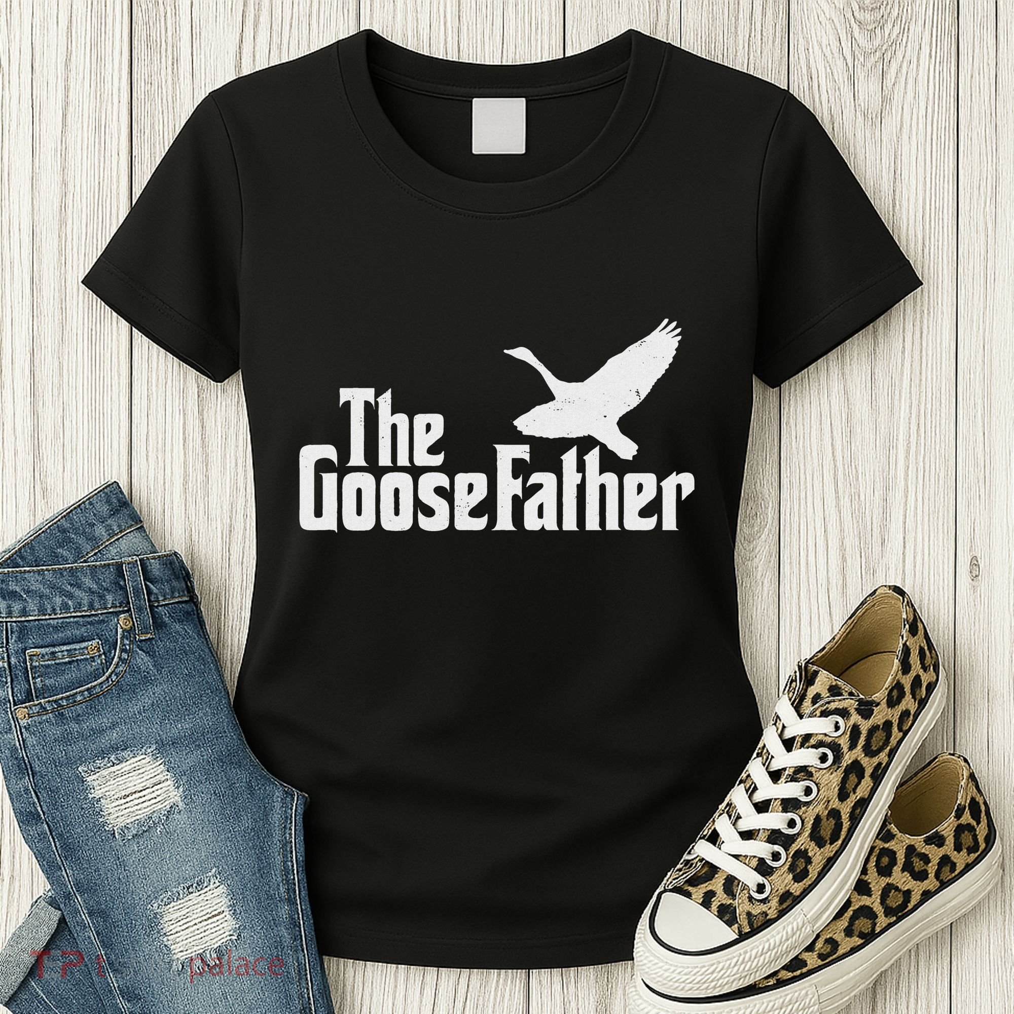 The Goosefather Goose Father Canada Geese Bird Watcher Women's T-Shirt