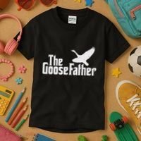 The Goosefather Goose Father Canada Geese Bird Watcher Kids T-Shirt thumb 3