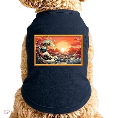 The Great Golden Ratio Wave Doggie Tank