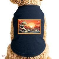 The Great Golden Ratio Wave Doggie Tank thumb 0