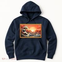 The Great Golden Ratio Wave Hoodie thumb 0
