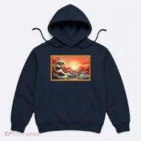 The Great Golden Ratio Wave Hoodie thumb 0