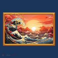 The Great Golden Ratio Wave Apron thumb 3