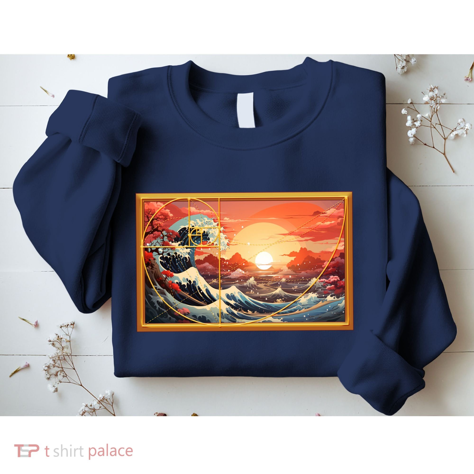 The Great Golden Ratio Wave Sweatshirt