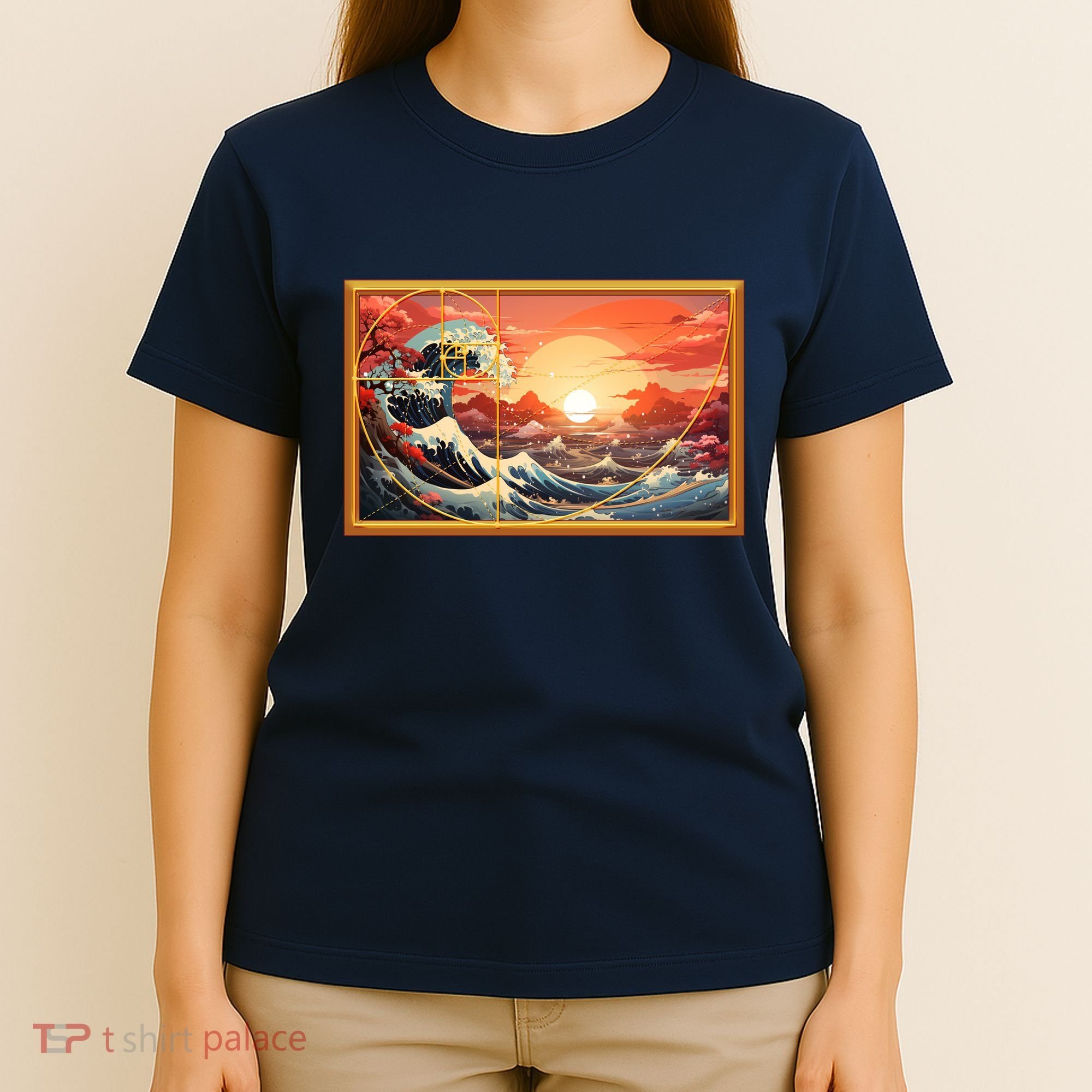 The Great Golden Ratio Wave T-Shirt