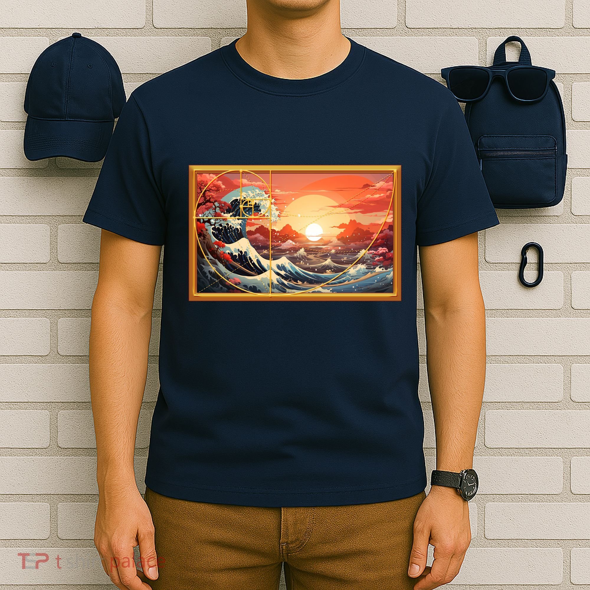 The Great Golden Ratio Wave T-Shirt