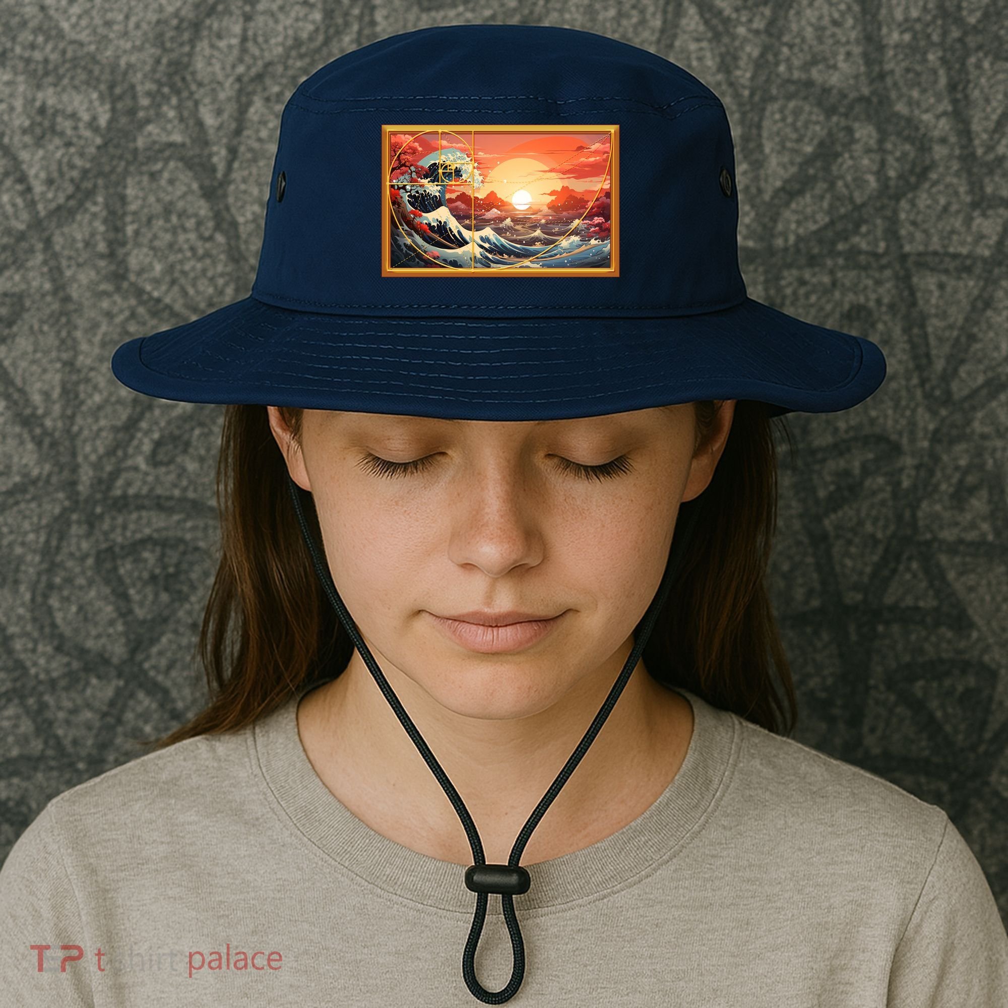 The Great Golden Ratio Wave Bucket Hat