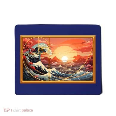 The Great Golden Ratio Wave Mousepad