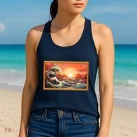 The Great Golden Ratio Wave Women's Tank Top thumb 2