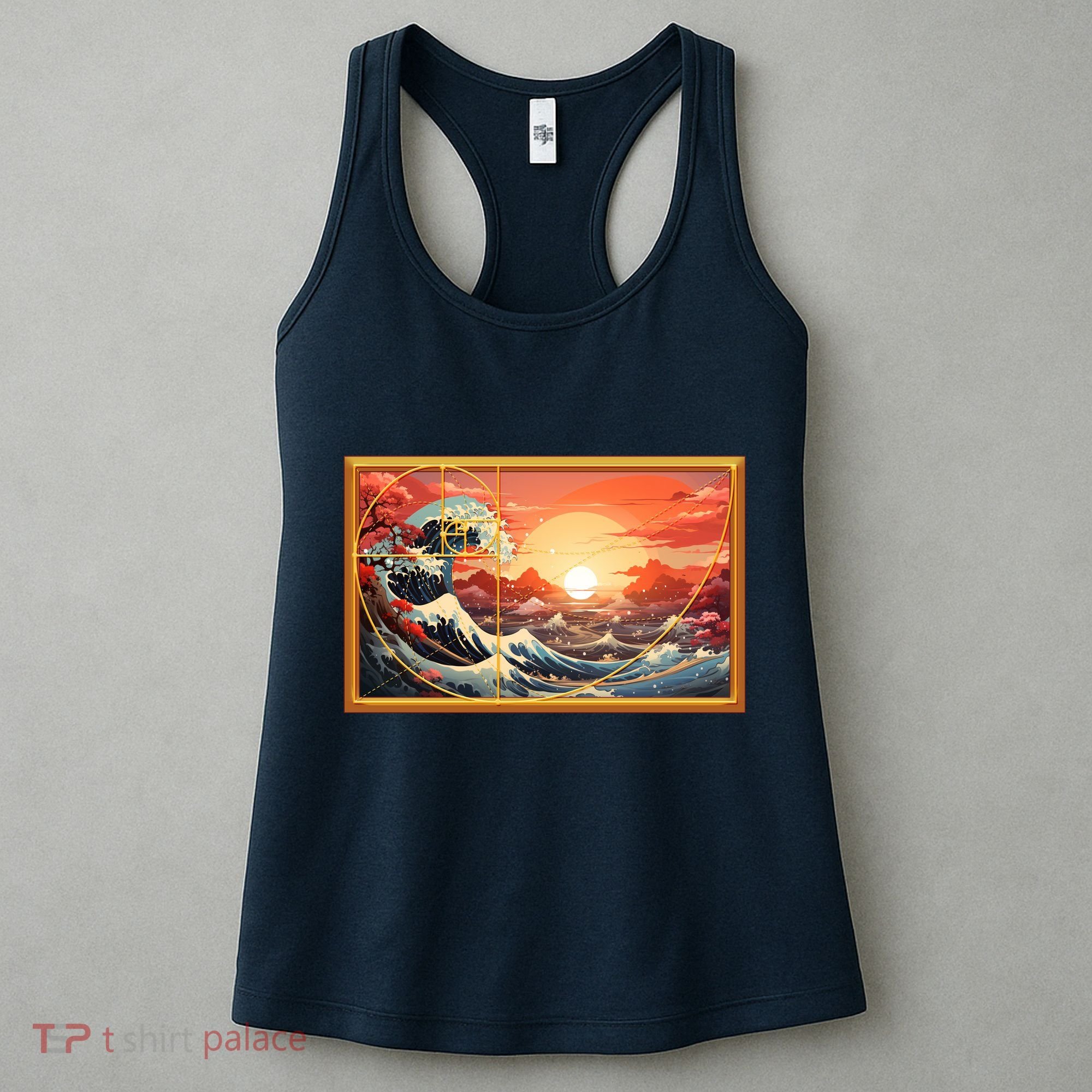 The Great Golden Ratio Wave Women's Tank Top