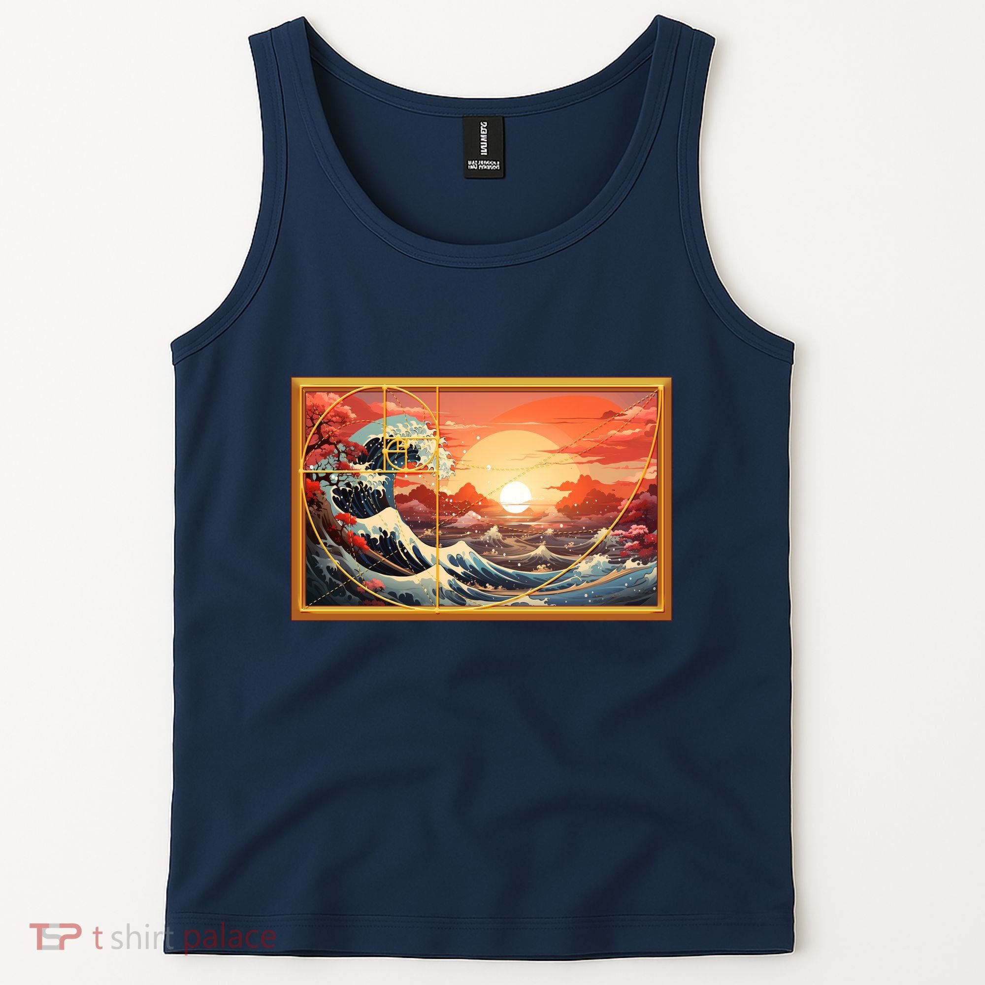 The Great Golden Ratio Wave Tank Top