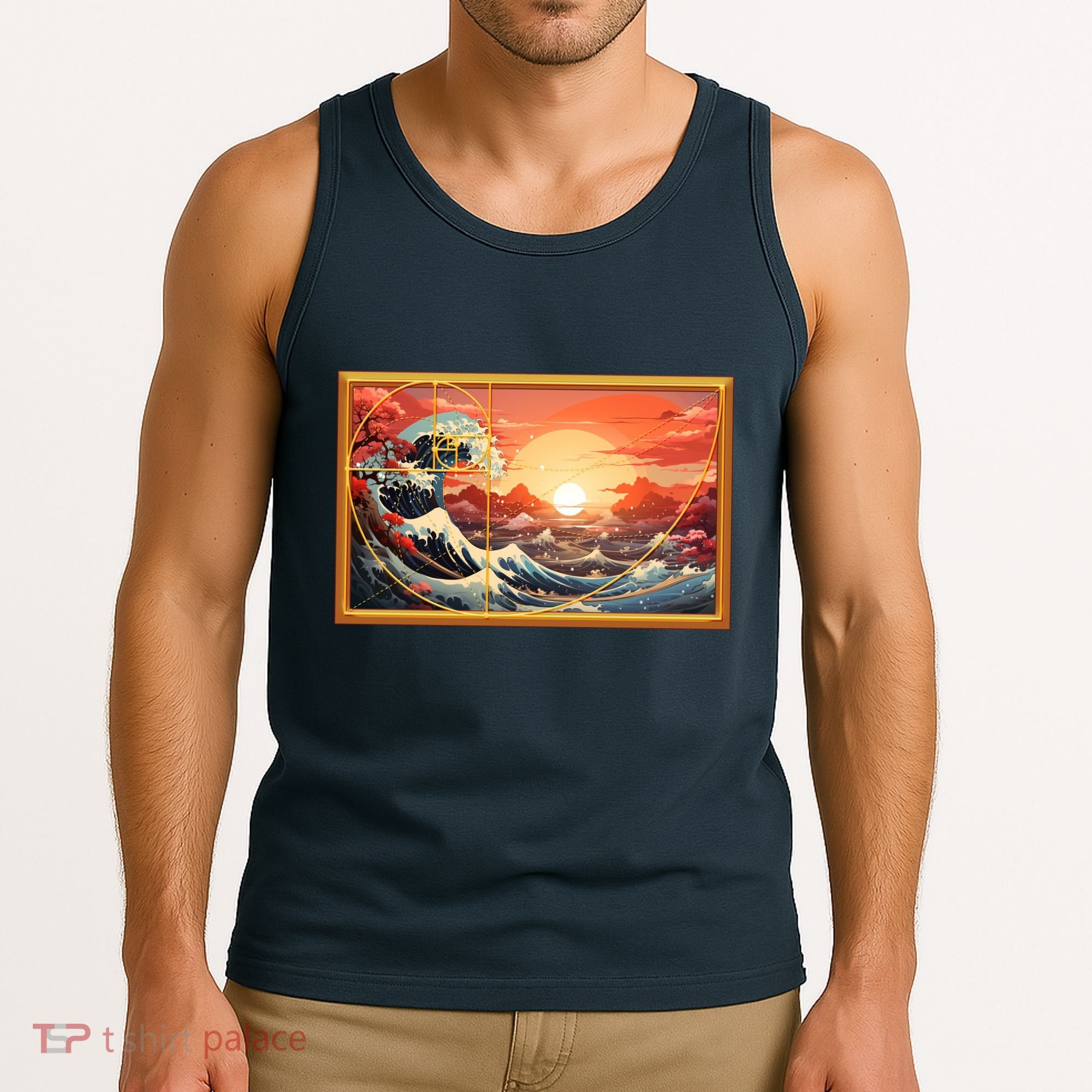 The Great Golden Ratio Wave Tank Top