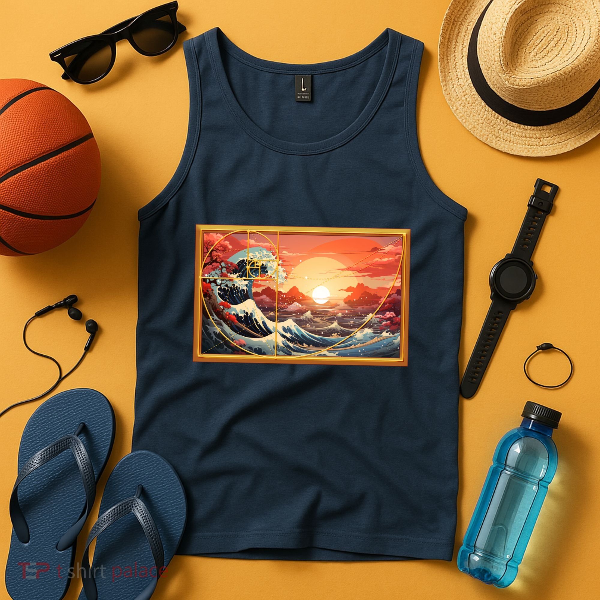 The Great Golden Ratio Wave Tank Top