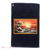 The Great Golden Ratio Wave Golf Towel thumb 0