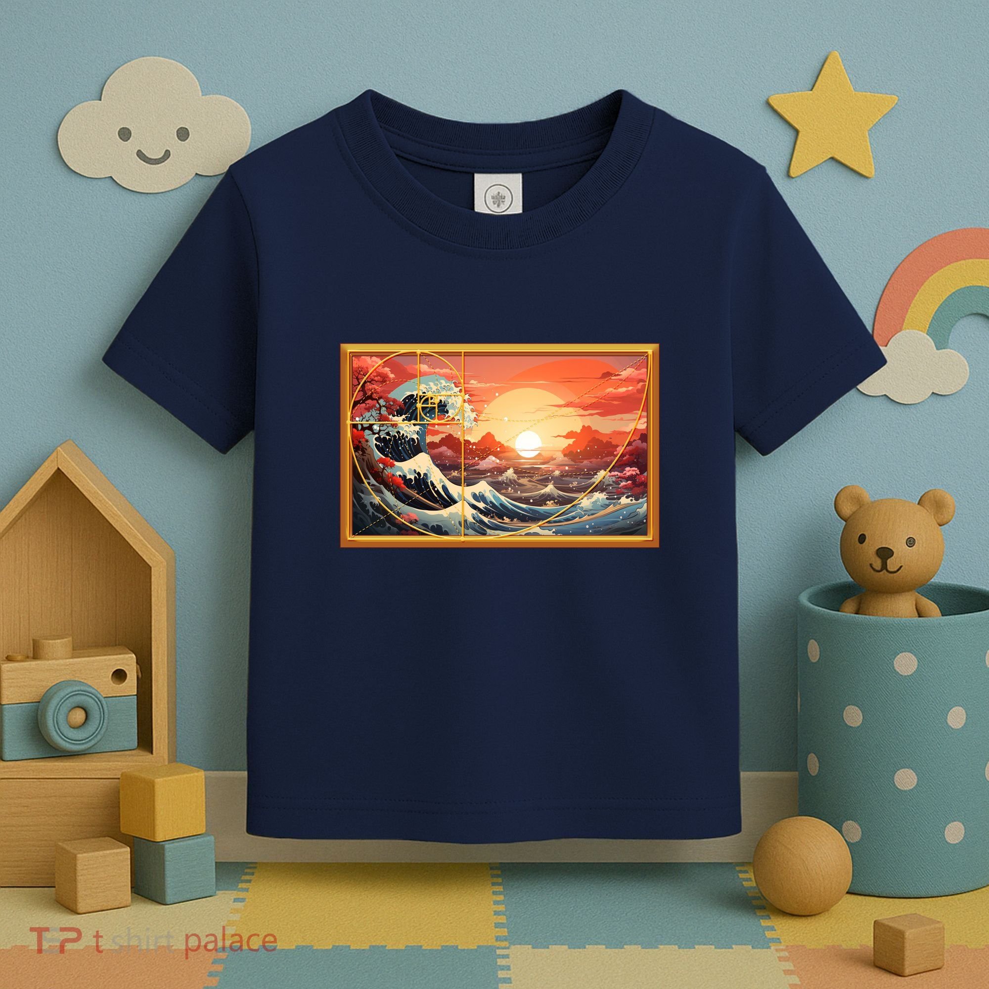 The Great Golden Ratio Wave Toddler T-Shirt
