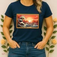 The Great Golden Ratio Wave Women's T-Shirt thumb 2