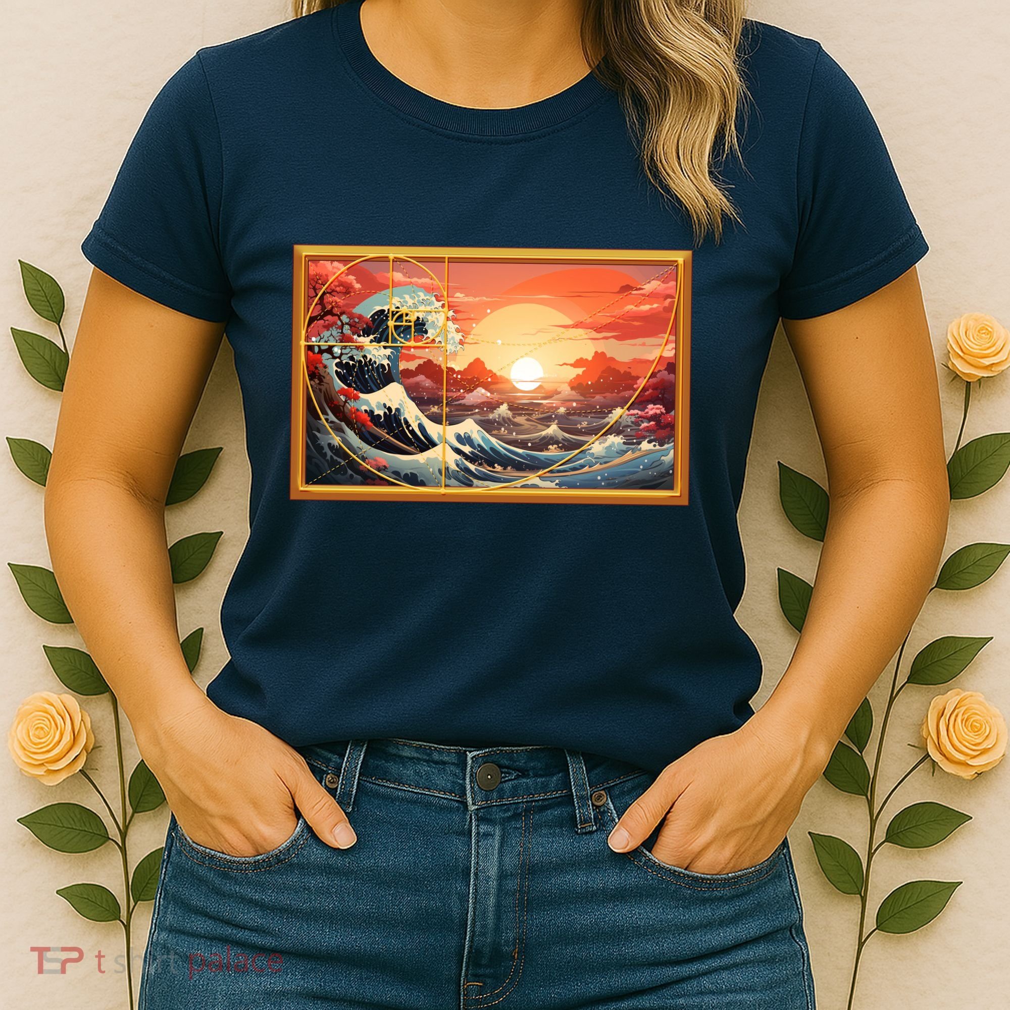 The Great Golden Ratio Wave Women's T-Shirt