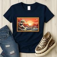 The Great Golden Ratio Wave Women's T-Shirt thumb 3