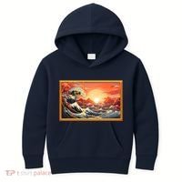 The Great Golden Ratio Wave Kids Hoodie thumb 0